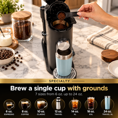 Single-Serve Pods & Grounds Specialty Coffee Maker