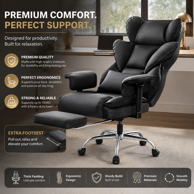 Office Chair for Work, Comfort & Relaxation