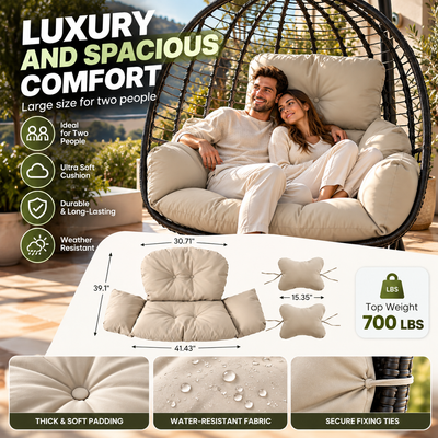 Nestora® Double Hanging Chair